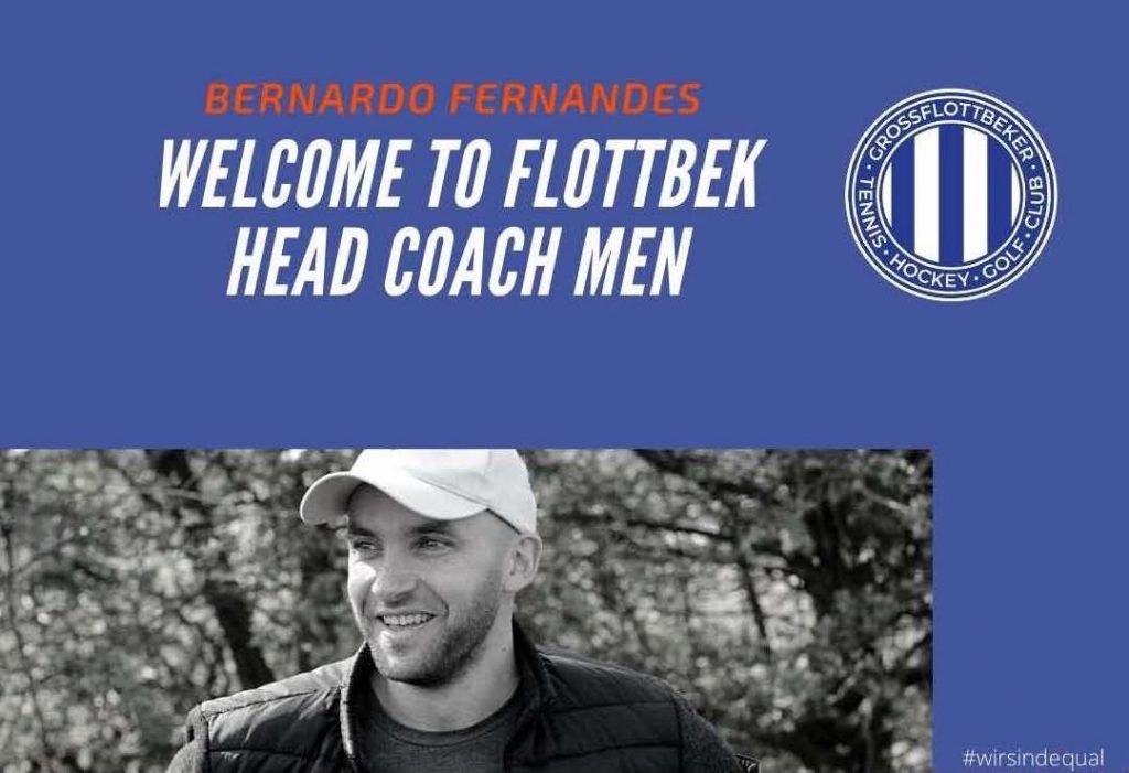 Der GTHGC verpflichtet Bernardo Fernandes als neuen Cheftrainer der 1. Hockey-Herren